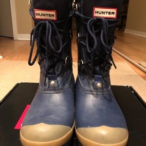 Hunter Marine Sasha Short Lace Up Boot